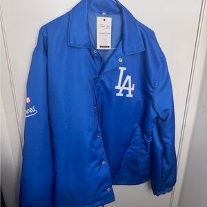 Satin Blue LA Dodgers Jacket 3XL